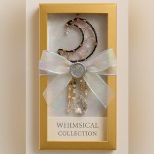 "The Moon Remembers" 🌙 Handmade Kinetic Art Sculpture Upcycled Jewelry & Beads